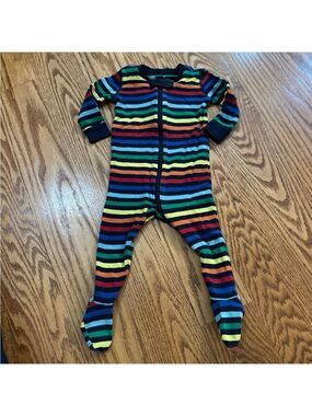 Primary Rainbow Stripe Pajamas